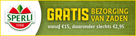 Geen verzendkosten bij aankoop zaden